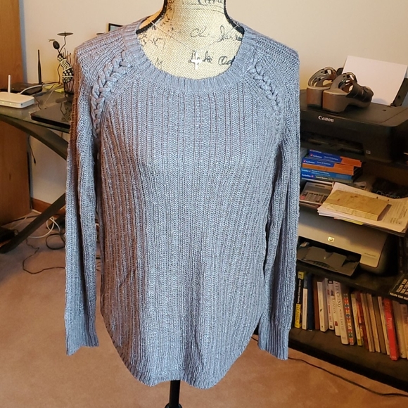 Pink Republic grey sweater size Large - Picture 2 of 13